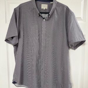 Construct 4 way stretch button down